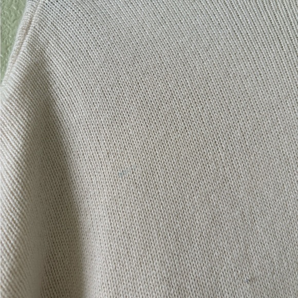 Eileen Fisher Cashmere Blend Oversized Two Tone Cream Gray Sweater Size Large/XL - Picture 9 of 9